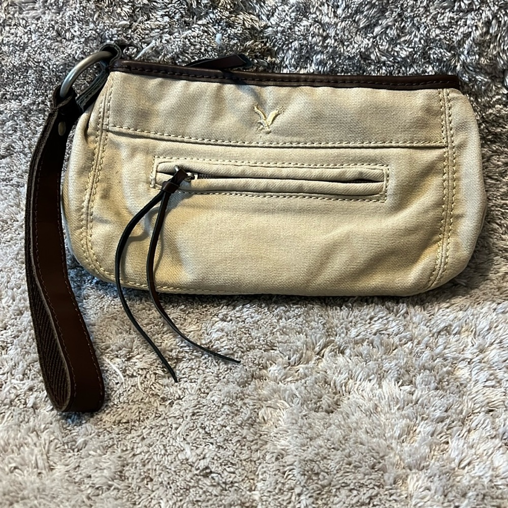 American Eagle canvas wristlet - Vintage